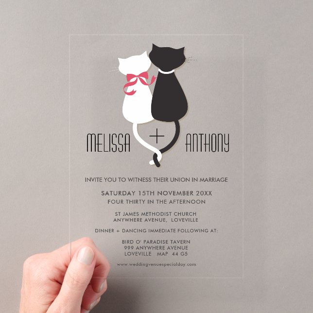 Faire-part de mariage à monogramme pour un couple  (In situ (ordinateur de poche))