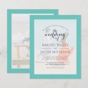 Faire-Part de Mariage à petit budget avec 2 photos