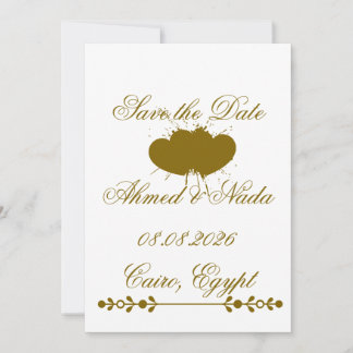 Faire-part de mariage à save the date avec dentell