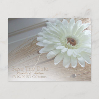 Faire-part de mariage à venir White Daisy