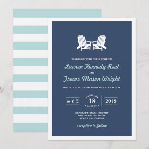 Faire-part de mariage Adirondack
