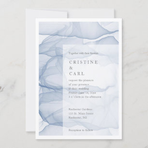 Faire-part de mariage aéré et léger