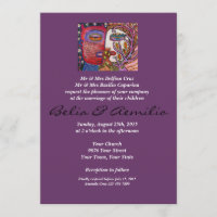 Faire-part de mariage Amour Ange et Démon