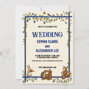 Faire-part de mariage Animaux Médiévaux Fantaisist