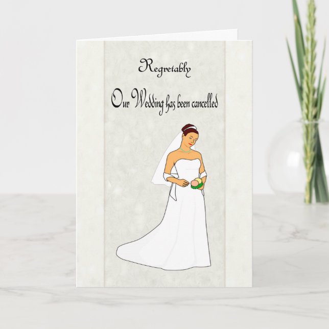 Faire-part de mariage annulé (Devant)