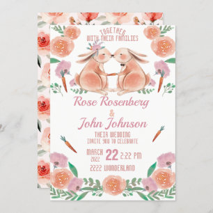 Faire-part de mariage aquarelle