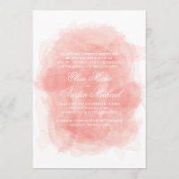 Faire-part de mariage aquarelle