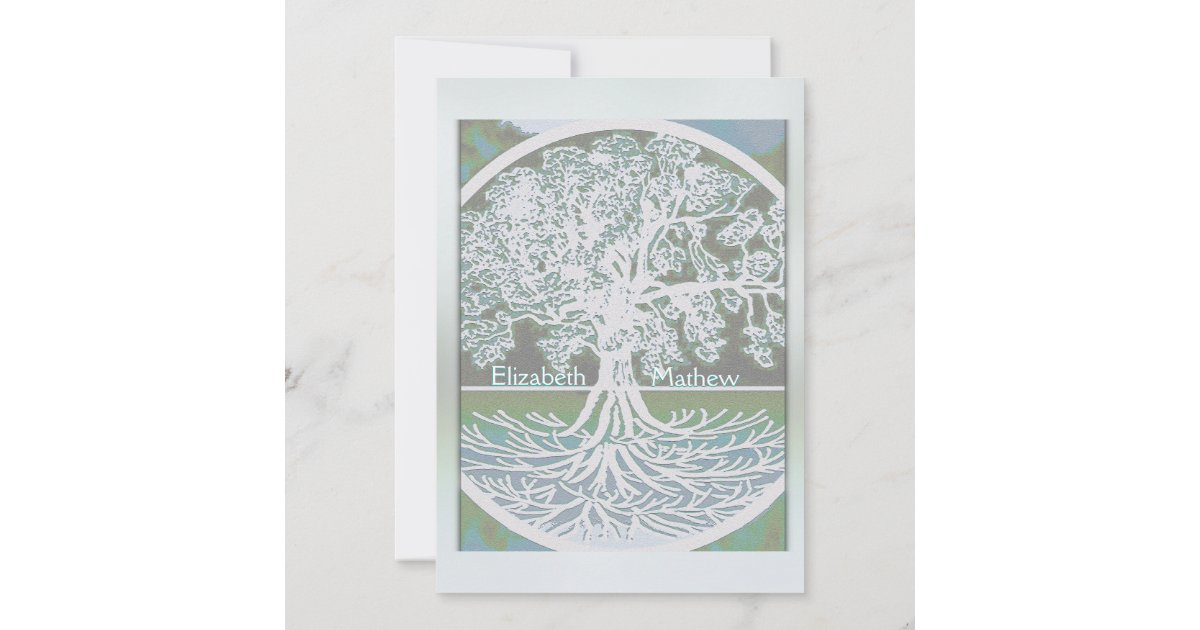 Faire-part de mariage| Arbre de vie | Zazzle.fr