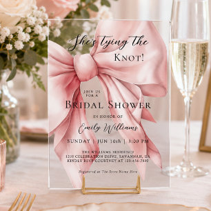 Faire-Part de Mariage Arc-en-Ciel Rose Elle Noue l