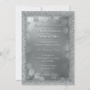 Faire-part de mariage Argent