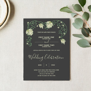 Faire-part de mariage Art nouveau