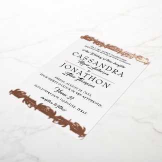 Faire-part de mariage : Art Nouveau & Poème 11