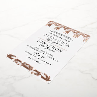Faire-part de mariage - Art Nouveau & Poème 5
