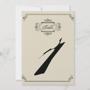 Faire-part de mariage Art Nouveau Posh