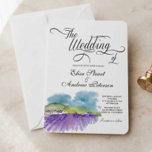 Faire-part de mariage au vignoble toscan