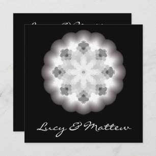 Faire-part de mariage avec l'illustration de Manda