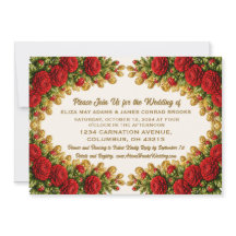 Faire-part de mariage avec photo de la Carnation R