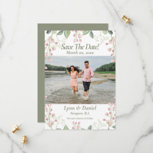 Faire-part de mariage avec photo de save the date