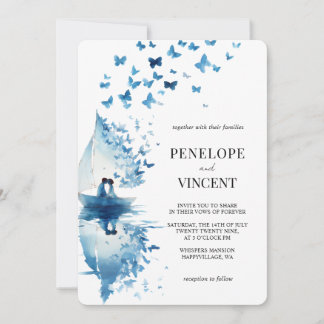Faire-part de mariage Balnéaire Romantique