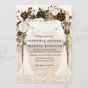 Faire-part de mariage Beach Arbor