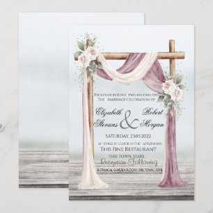 Faire-part de mariage Beach Arbor