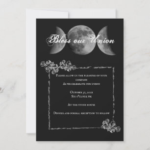Faire-part de mariage Bénédiction de la lune tripl