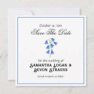 Faire-part de mariage Bluebells Save The Date