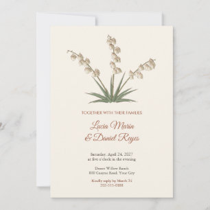 Faire-part de mariage Boho Yucca Blossom Stalks