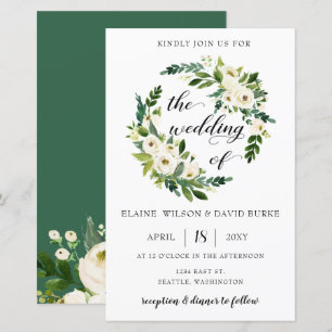 Faire-part de mariage botanique Budget Greenery