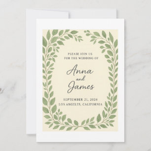 Faire-part de mariage botanique rustique – Eucalyp