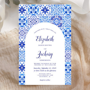 Faire-part de mariage Budget Carrelage Portugais B