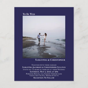 Faire-part de mariage BUDGET MINIMUM DE LA Marine 