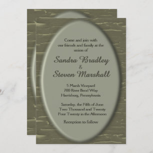 Faire-part de mariage Camo Design