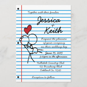 FAIRE-PART DE MARIAGE CARNET - INVITATION