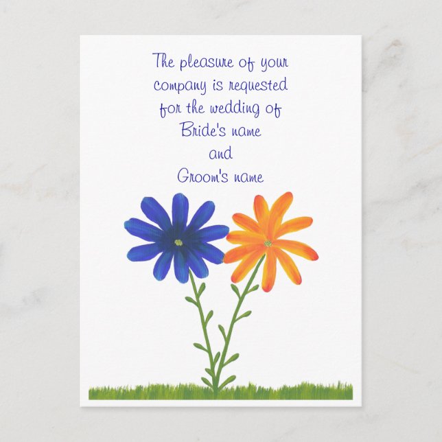 Faire-part de mariage Cartes postales (Devant)