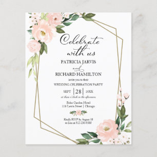 Faire-part de mariage casual à budget maîtrisé ave