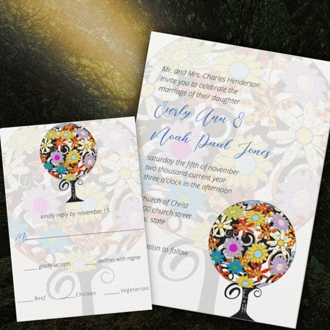 Faire-Part de Mariage Cercle d'Amour de la Forêt M (Créateur téléchargé)