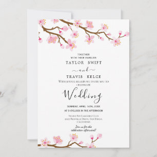 Faire-part de mariage Cerisier en Fleur