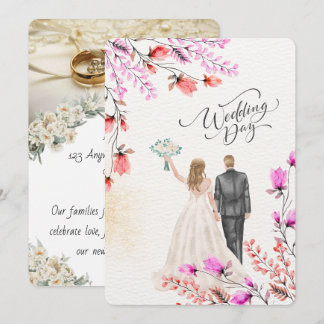 Faire-part de mariage Cerisier en Fleurs, Personna
