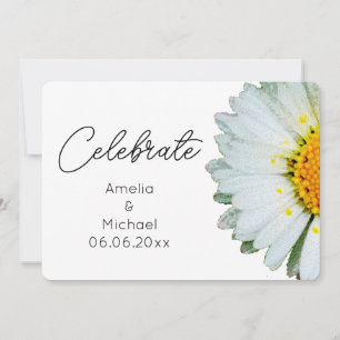 Faire-part de mariage champêtre Daisy Summer