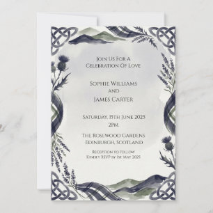 Faire-part de mariage Chardon Lunatique