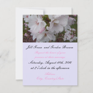 Faire-part de mariage Cherry Blossom