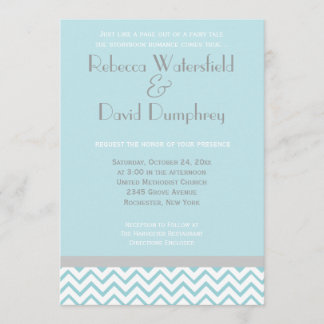 Faire-part de mariage Chevron moderne en argent et