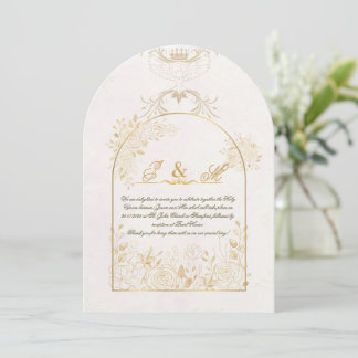Faire-part de mariage chrétien élégant
