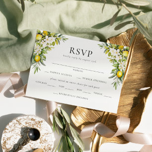 Faire-part de mariage Citrons et Olives de Villa i
