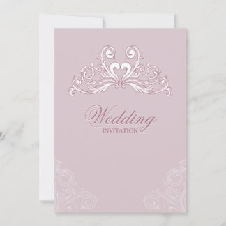 Faire-part de mariage classique baroque