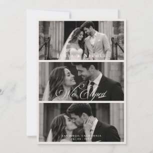 Faire-Part de Mariage Classique Nous nous sommes M