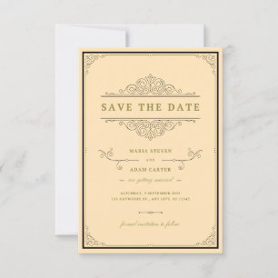 Faire-part de mariage classique traditionnelle I