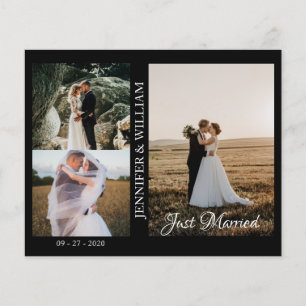 Faire-part de mariage Collage de photos de jeunes
