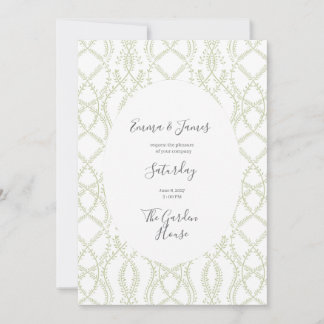 Faire-part de mariage Cottagecore | Floral de fleu